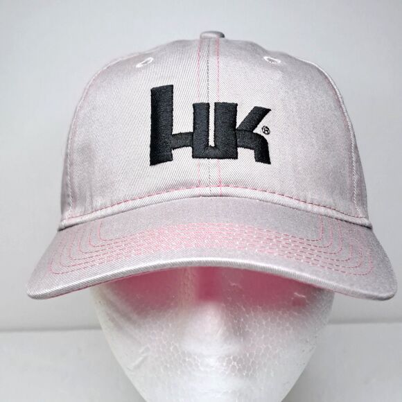 Heckler & Koch Authentic Hk Womens Gray Pink Range Shooter Tactical Cap NEW - Picture 3 of 8